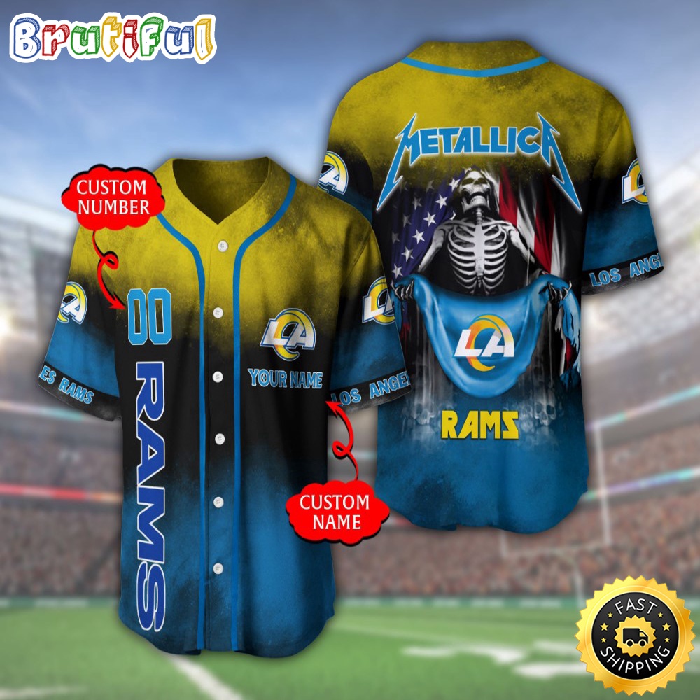 Personalized NFL Los Angeles Rams Baseball Jersey Athletic Team Shirts wiagfa.jpg
