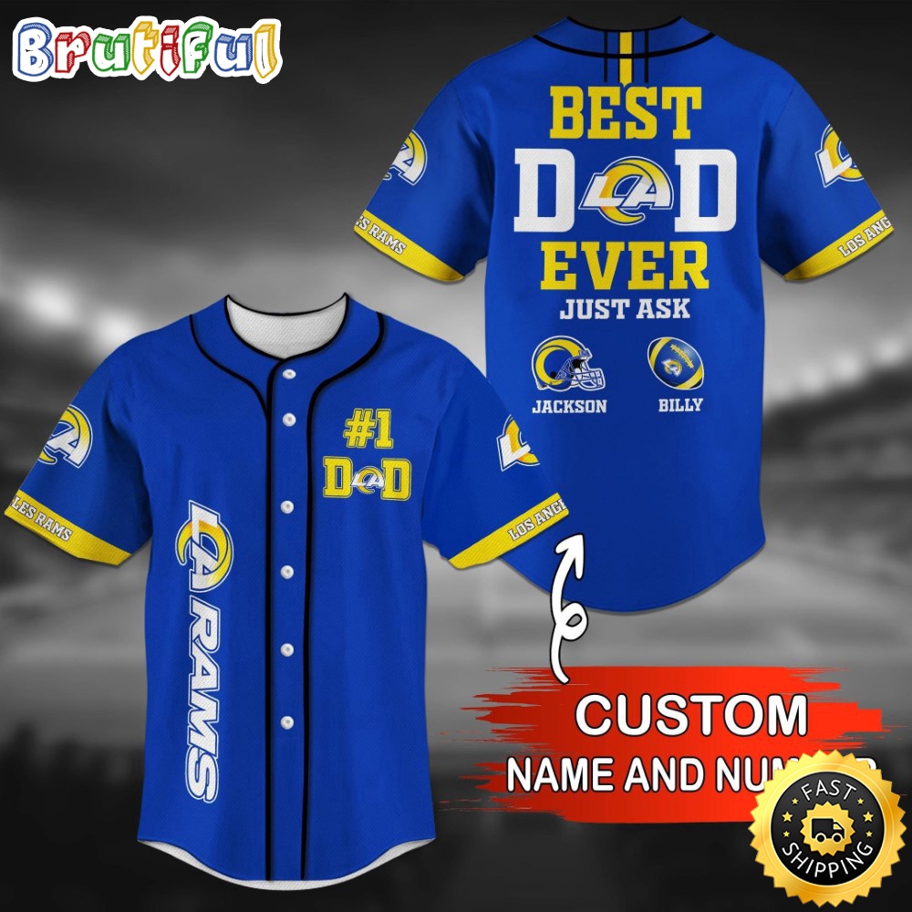 Personalized NFL Los Angeles Rams Baseball Jersey Vintage Baseball Gear ms2ekk.jpg