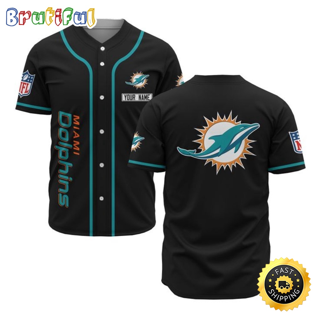 Personalized NFL Miami Dolphins Baseball Jersey Sporty Team Jerseys ufgvgw.jpg