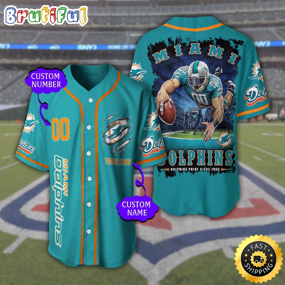 Personalized NFL Miami Dolphins Baseball Jersey Tradition in Jerseys u0bnxm.jpg