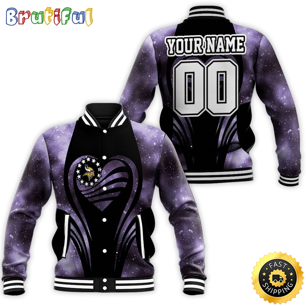 Personalized NFL Minnesota Vikings Baseball Jacket For Fans x3ht7z.jpg