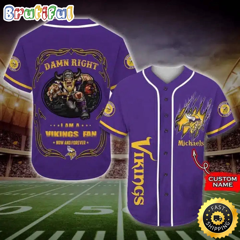 Personalized NFL Minnesota Vikings Baseball Jersey Fan Name mndrtt.jpg