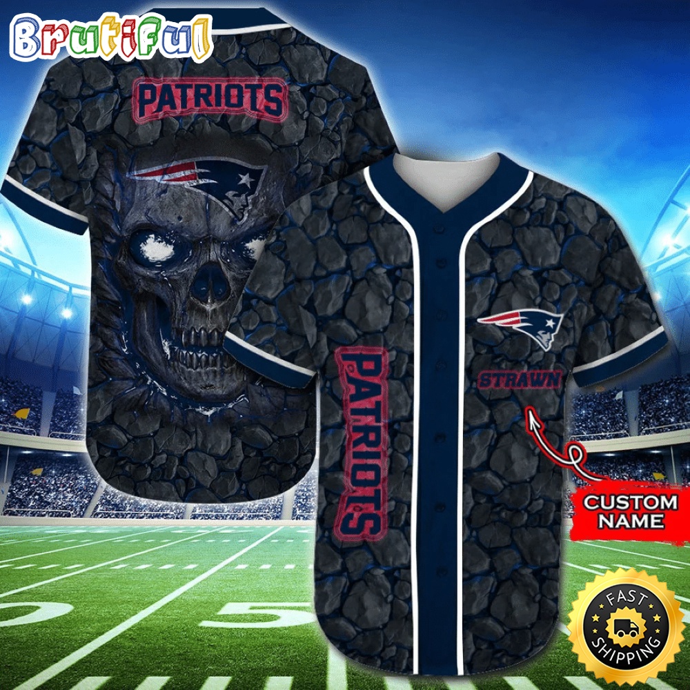Personalized NFL New England Patriots Baseball Jersey Casual Baseball Gear ygv5su.jpg
