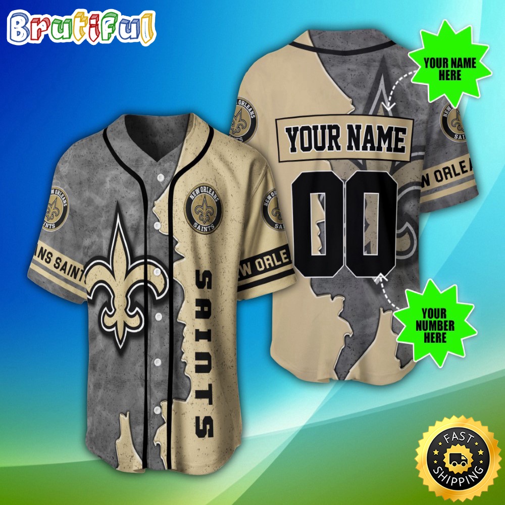 Personalized NFL New Orleans Saints Baseball Jersey Fan Favorite Jerseys mz8kic.jpg