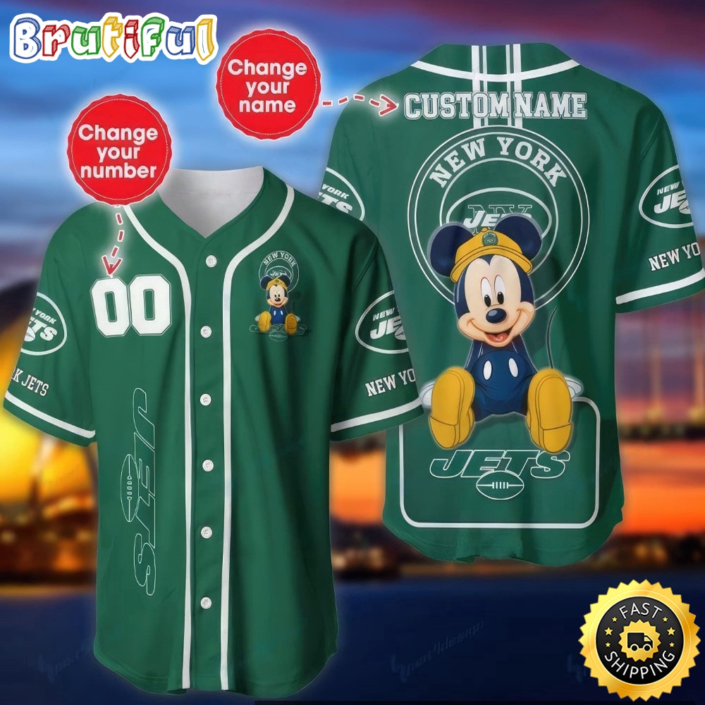 Personalized NFL New York Jets Baseball Jersey Mickey Mouse rbxliz.jpg