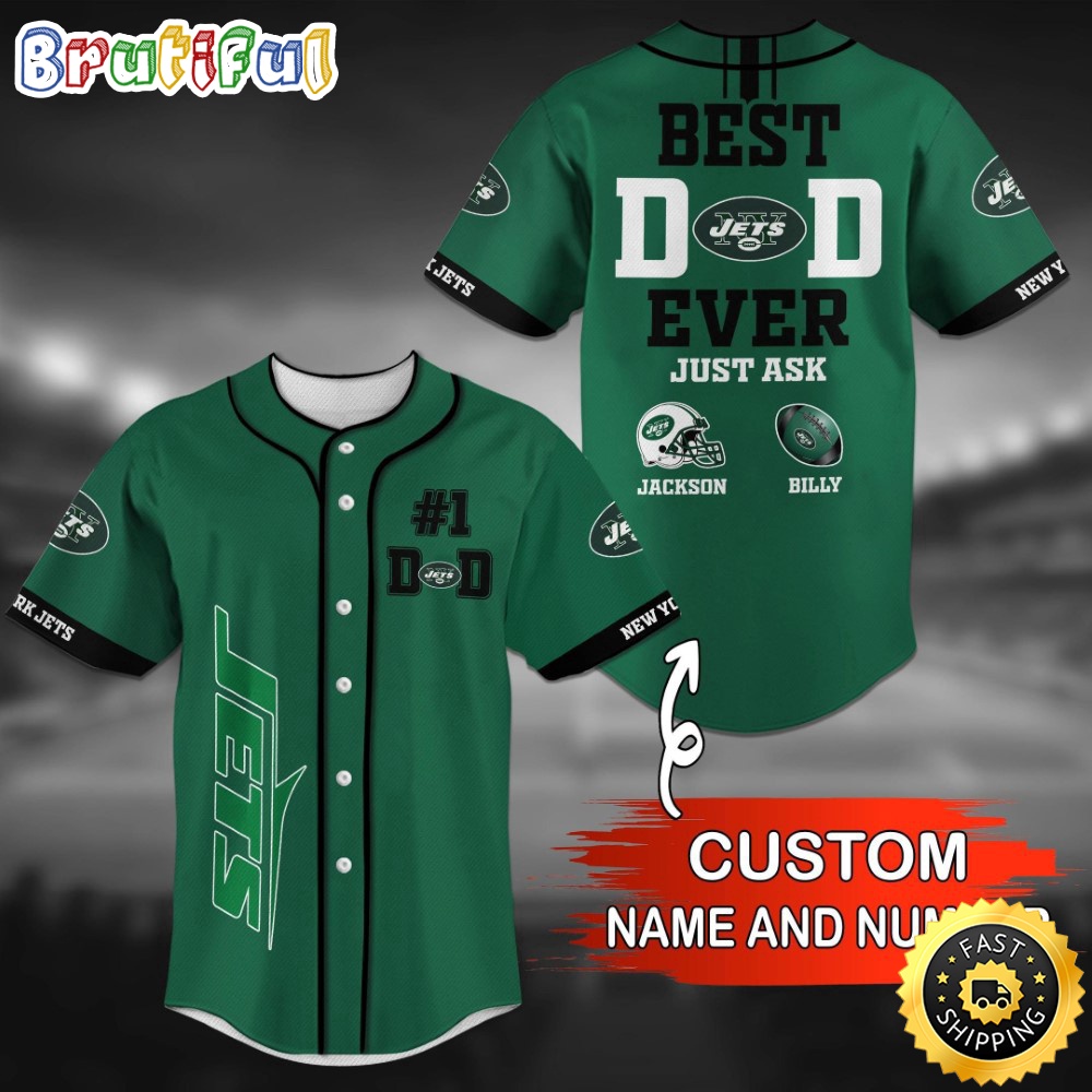 Personalized NFL New York Jets Baseball Jersey Team Spirit Tops erveij.jpg