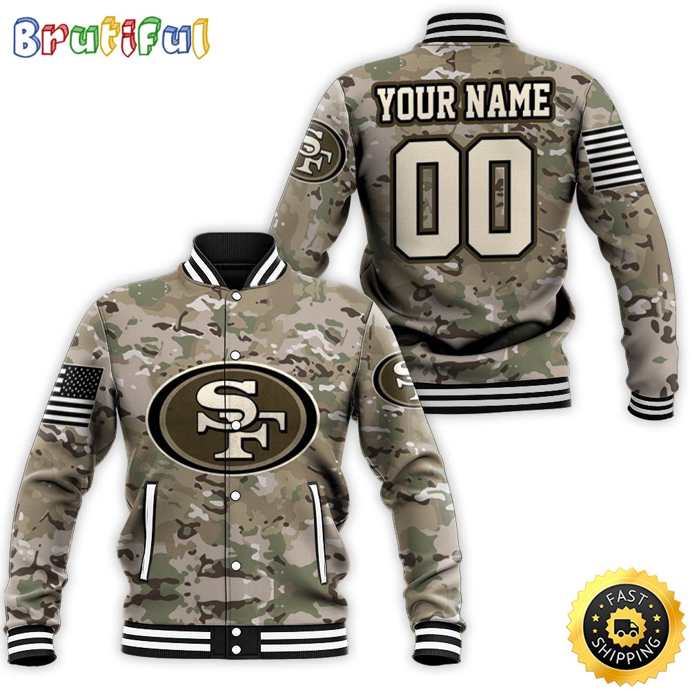 Personalized NFL San Francisco 49ers Baseball Jacket Camouflage Veteran For Fans qfortu.jpg