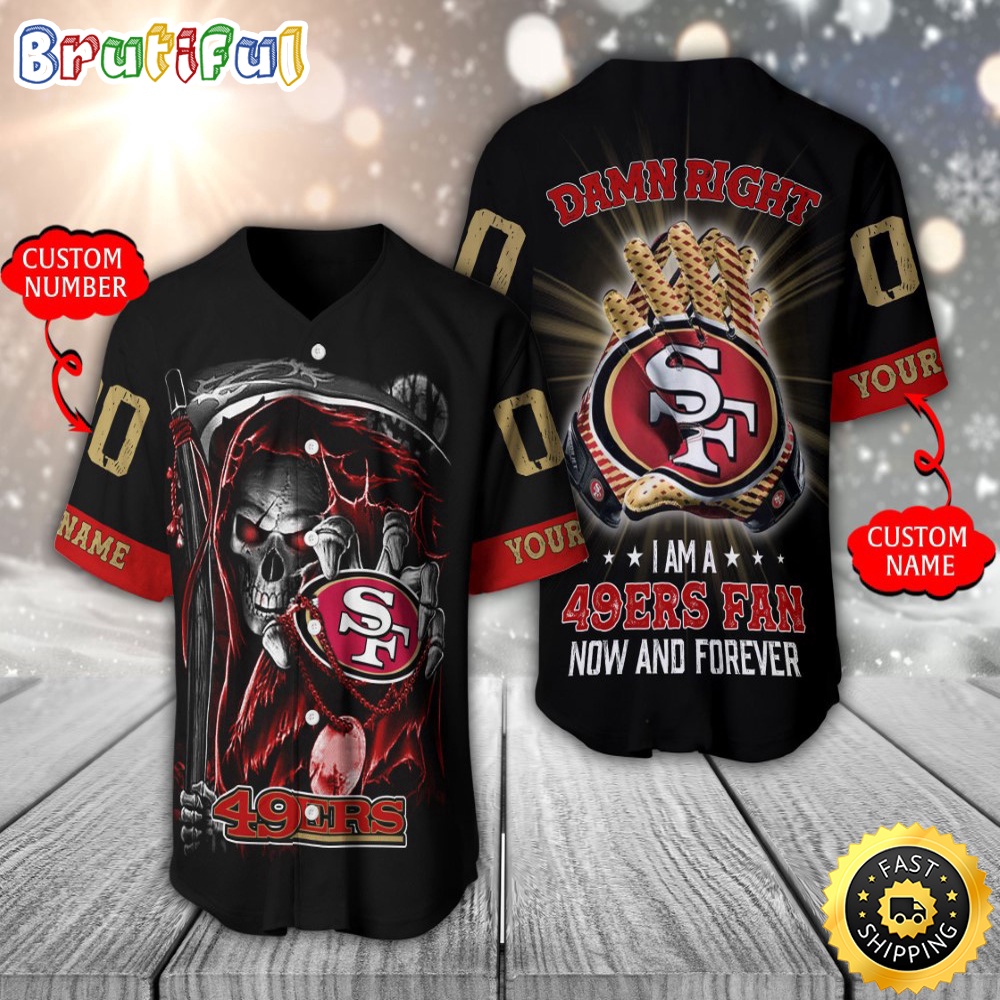 Personalized NFL San Francisco 49ers Baseball Jersey Classic Baseball Jerseys psre1f.jpg