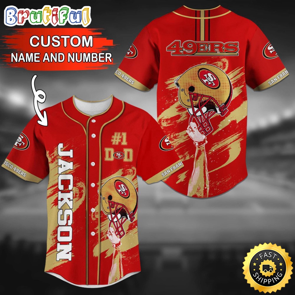 Personalized NFL San Francisco 49ers Baseball Jersey Essential Team Tops fs1biw.jpg