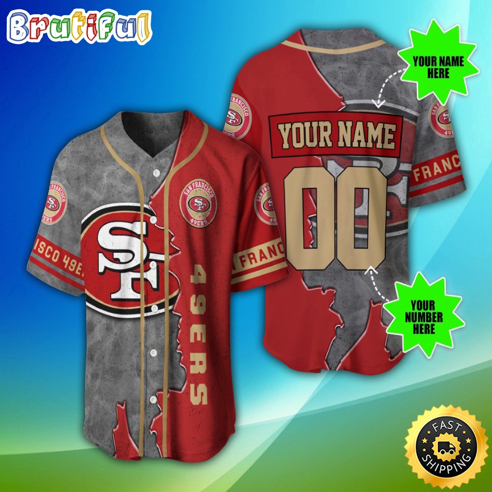 Personalized NFL San Francisco 49ers Baseball Jersey Fan Favorite Jerseys cjb5ou.jpg
