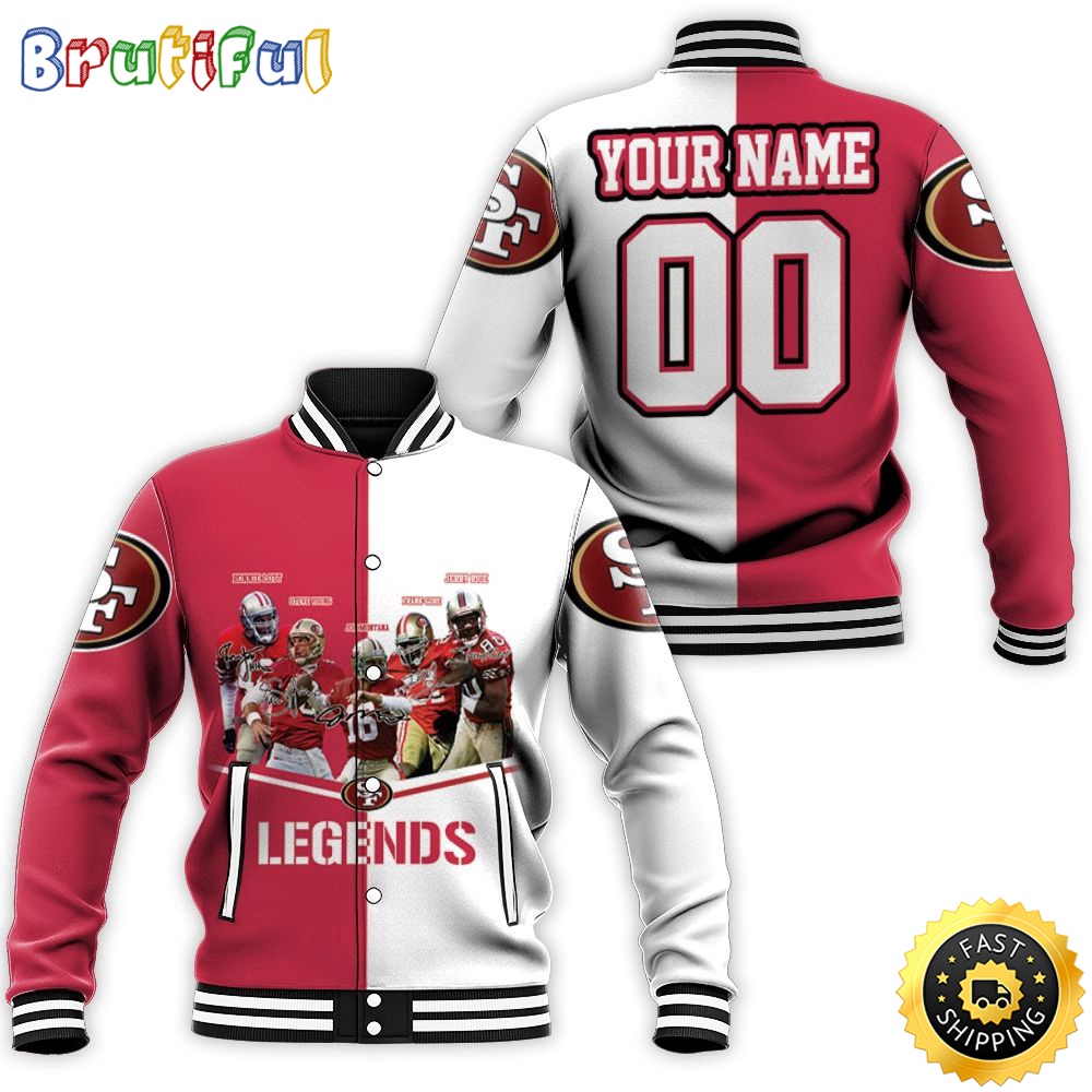 Personalized NFL San Francisco 49ers Legends Baseball Jacket For Fans dles91.jpg
