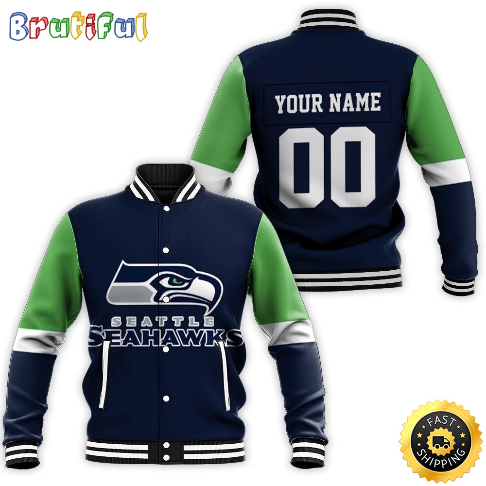Personalized NFL Seattle Seahawks Baseball Jacket For Football Fans llhqp6.jpg