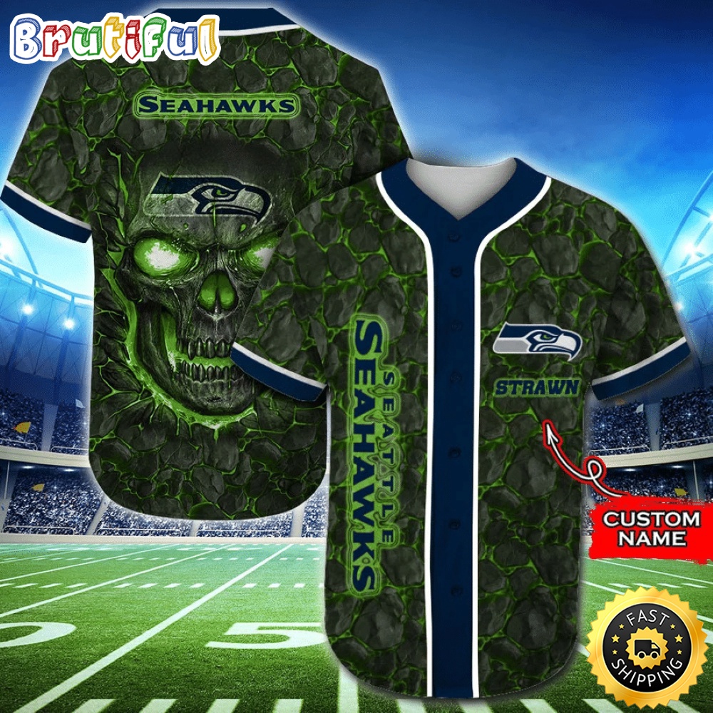 Personalized NFL Seattle Seahawks Baseball Jersey Casual Baseball Gear wsz6j9.jpg