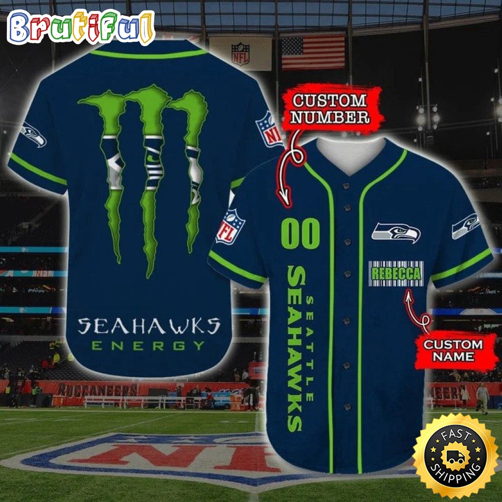 Personalized NFL Seattle Seahawks Baseball Jersey Iconic Baseball Wear oetv8g.jpg