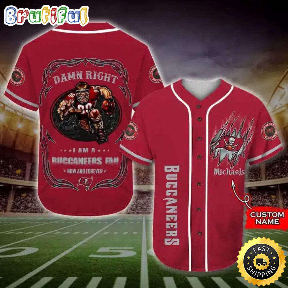 Personalized NFL Tampa Bay Buccaneers Baseball Jersey Fan Name uwuooj.jpg