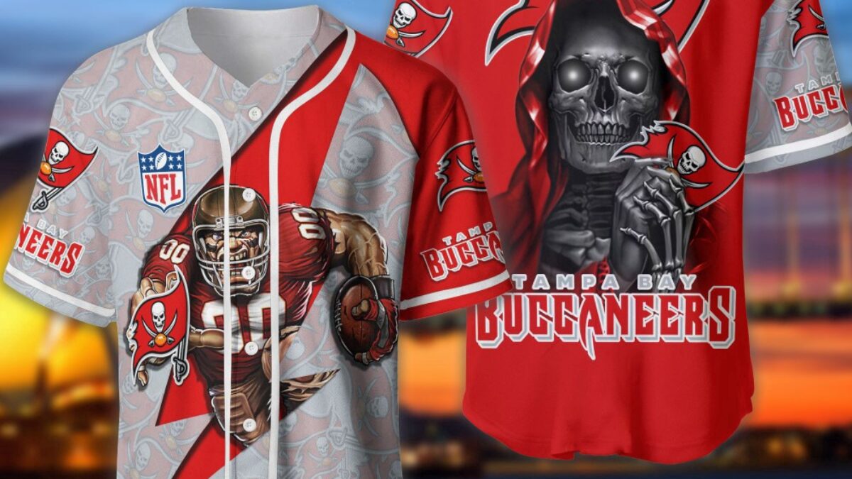 Personalized NFL Tampa Bay Buccaneers Baseball Jersey