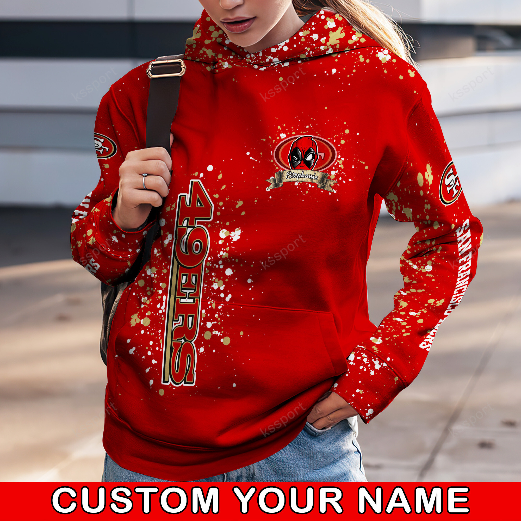 San Francisco 49ers NFL Custom Hoodie Leggings 1