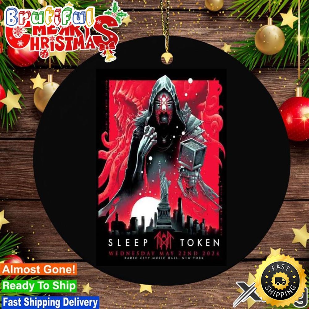 Sleep token tour 2024 york ny poster Ornament