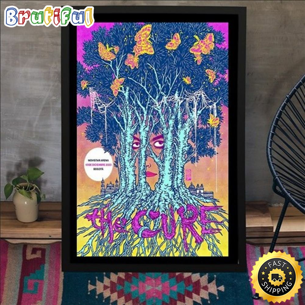 Stream The Cure Bogota, Colombia 12 10 2023 Poster Canvas