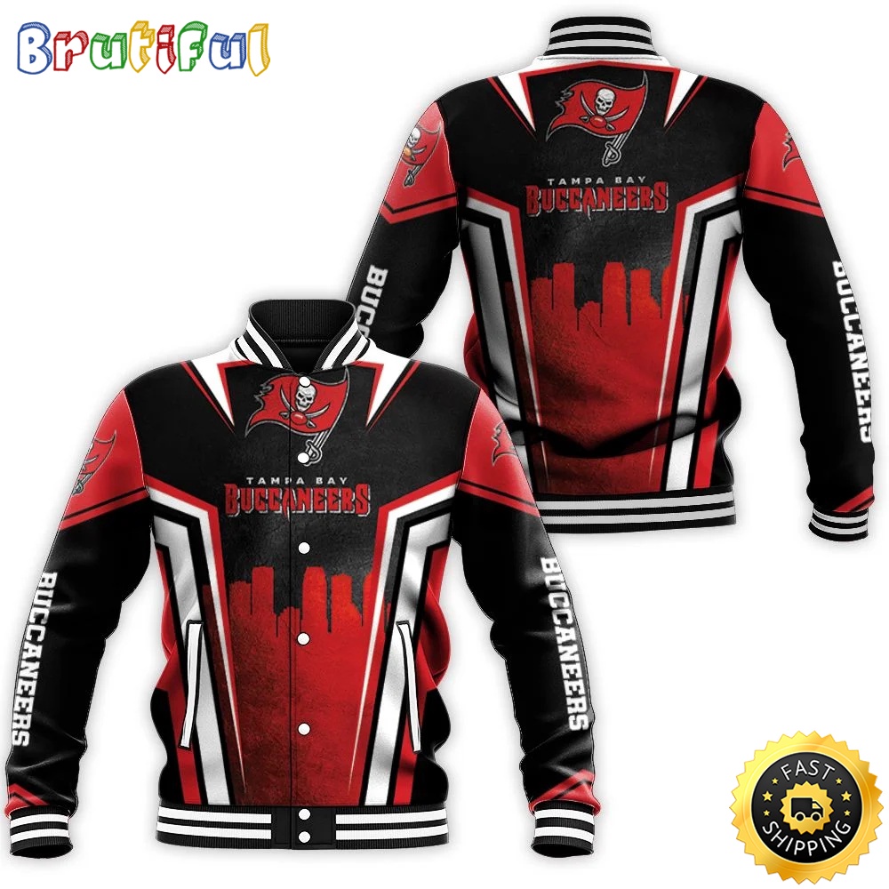 Tampa Bay Buccaneers Baseball Jacket City Of Super Bowl Champions pskxqu.jpg