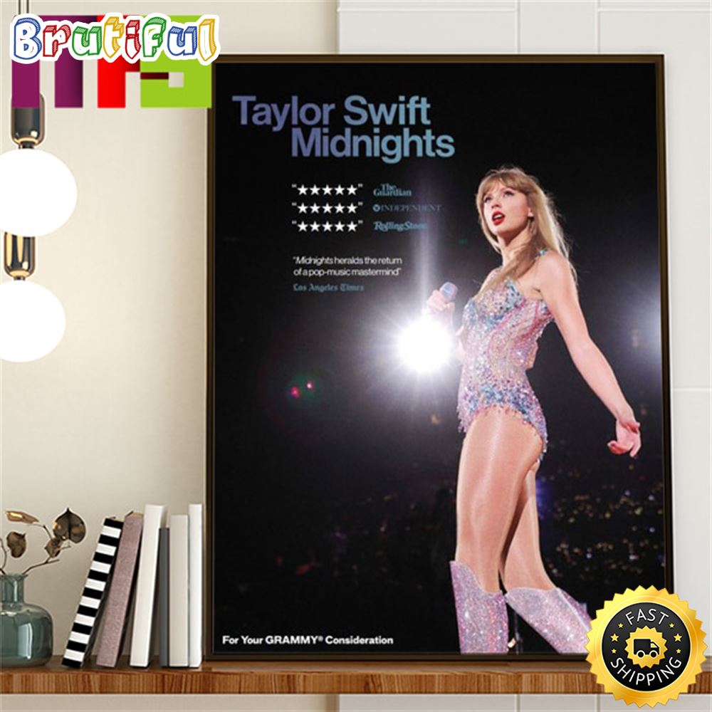 Taylor Swift For Consideration Banner For The 2024 Grammys Home Decor Poster Canvas e5oilw.jpg