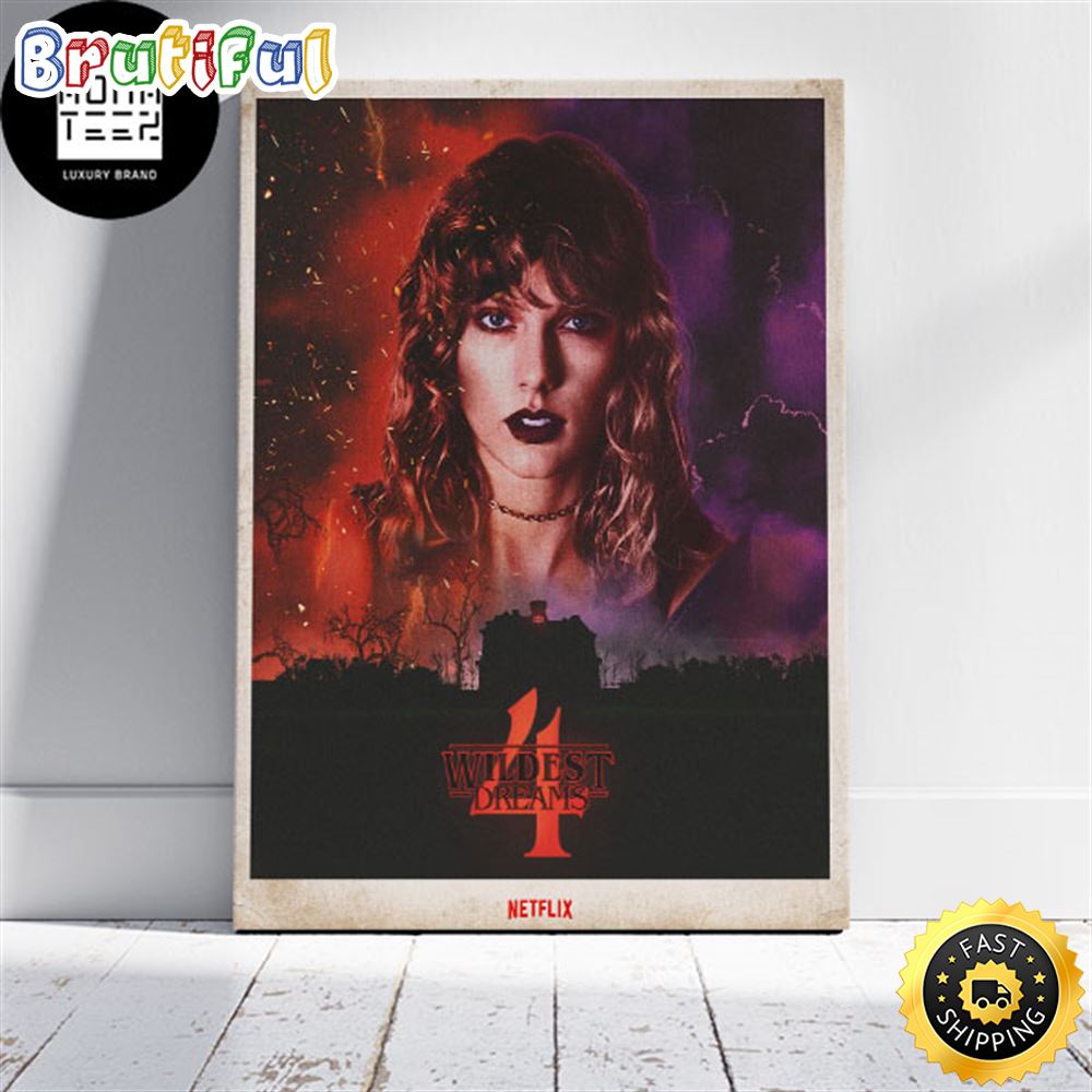 Taylor Swift Wildest Dream 4 Netflix Fan Art Home Decor Poster Canvas