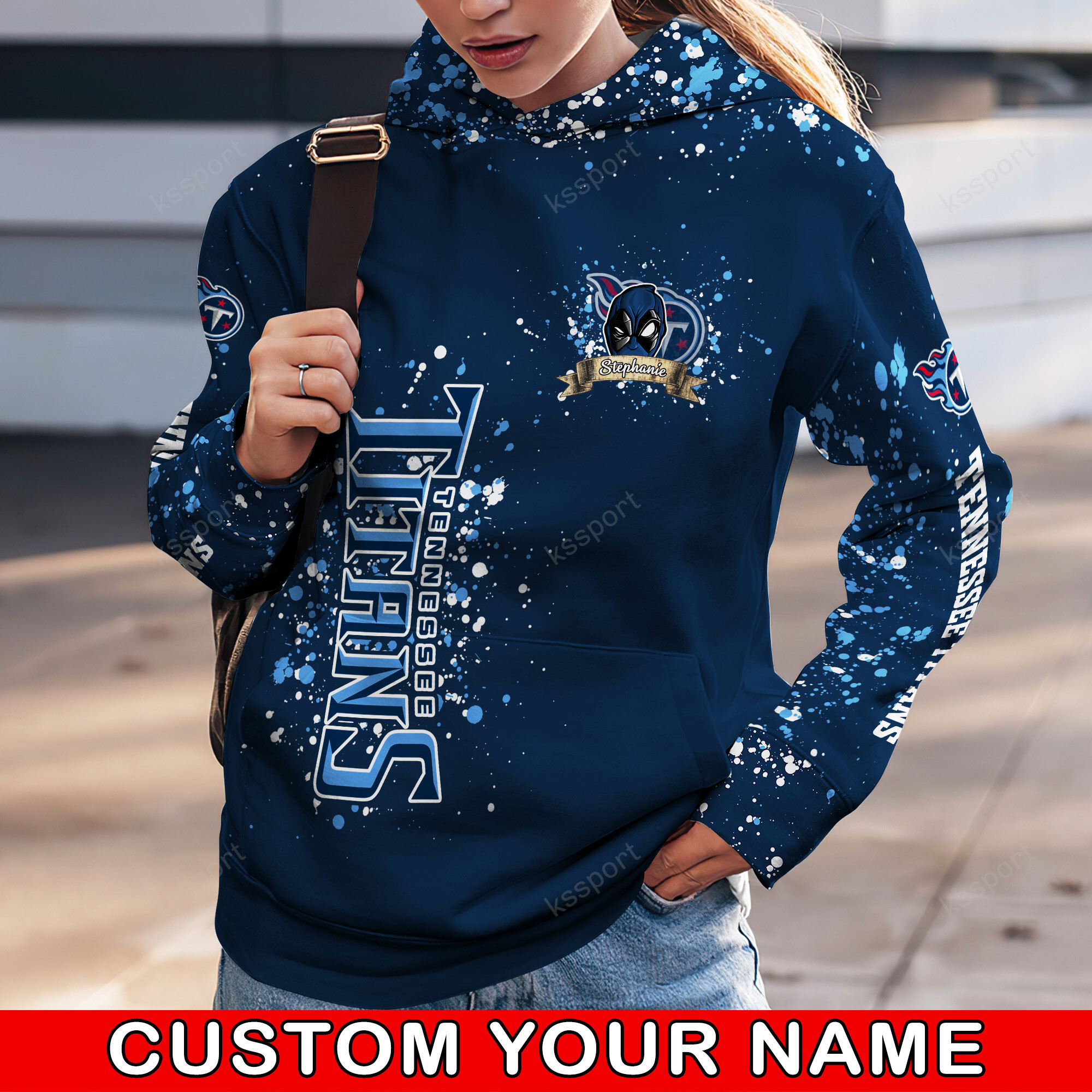 Tennessee Titans NFL Custom Hoodie Leggings 1