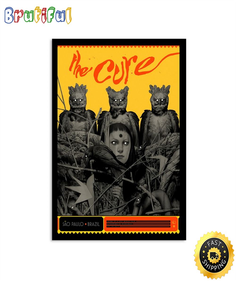 The Cure December 03, 2023 São Paulo, Brazil Poster Canvas