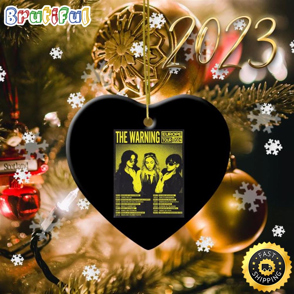The Warning Band Europe Tour 2024 Ornament