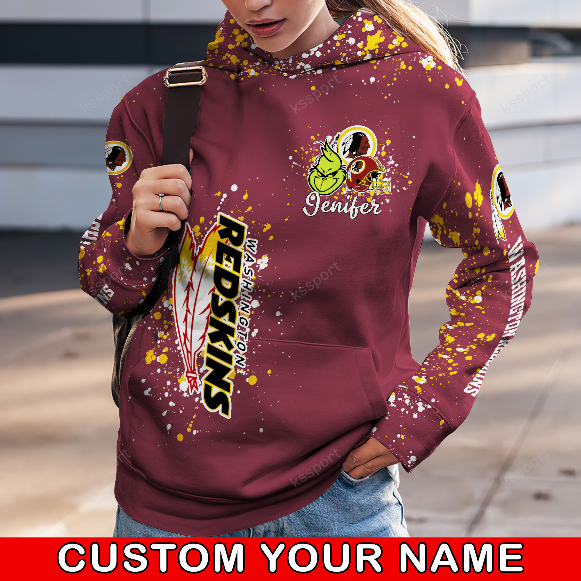 Washington Redskins NFL Hoodie Leggings 1