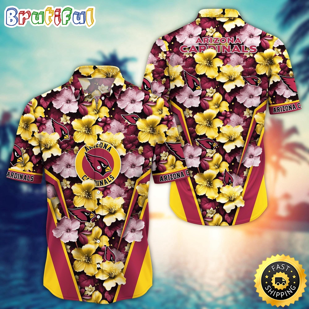 Arizona Cardinals Hawaii Shirt  Flower Tropical Getaway Shirts