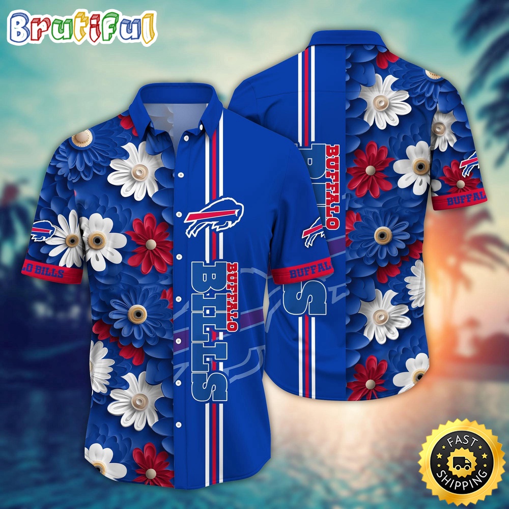 Buffalo Bills Hawaii Shirt Flower Sporty And Stylish