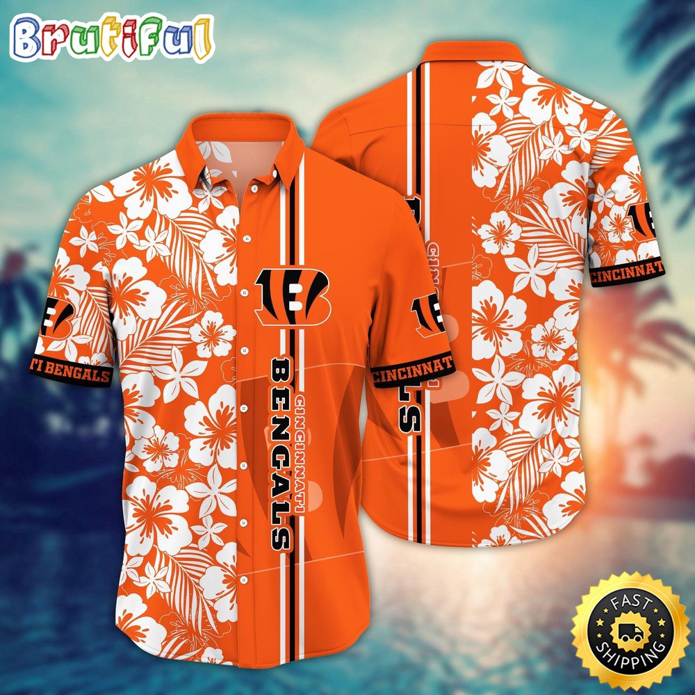 Cincinnati Bengals Hawaii Shirt  Flower Exotic Island Fashion