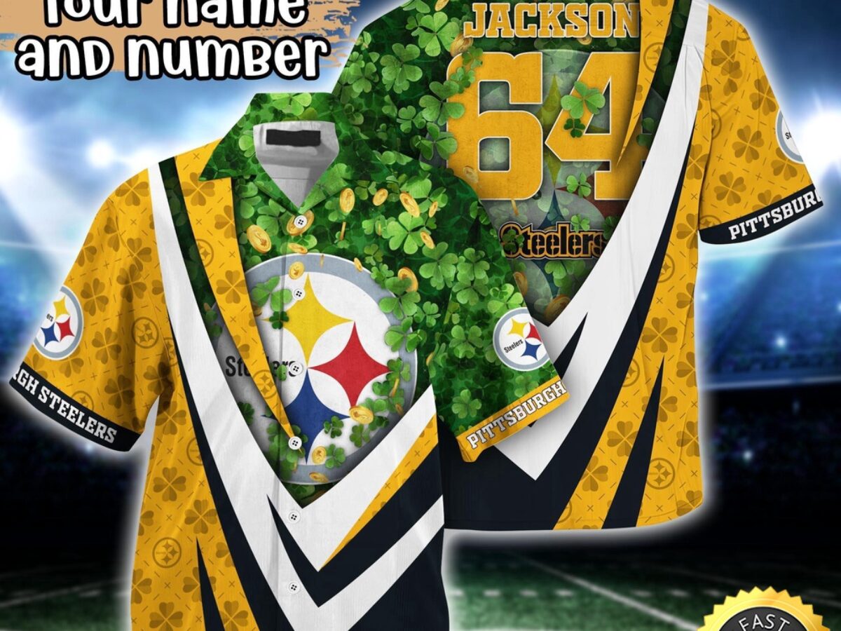 Customized NFL Pittsburgh Steelers Hawaii Shirt St Patricks Day