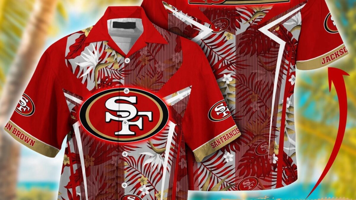 Customized NFL San Francisco 49ers Hawaiian Shirt Summer Football