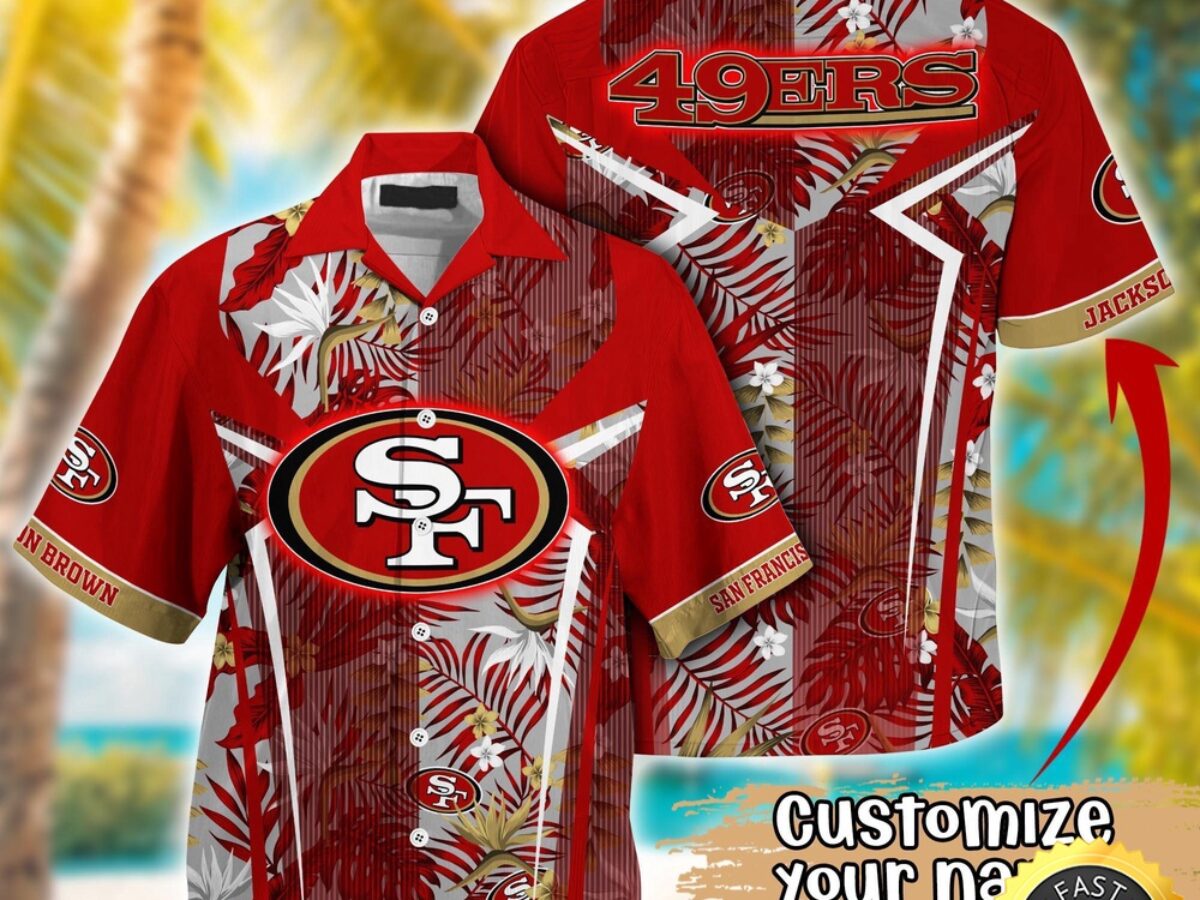 Customized NFL San Francisco 49ers Hawaiian Shirt Summer Football