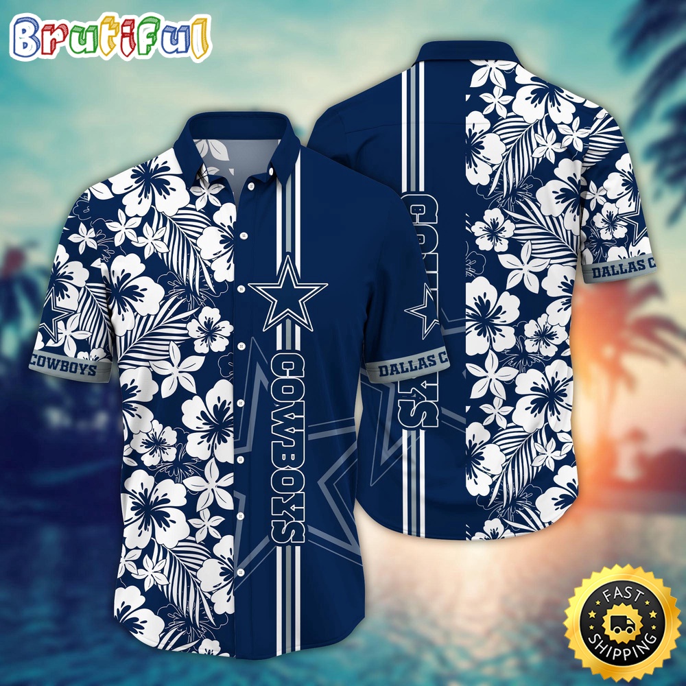 Dallas Cowboys Hawaii Shirt  Flower Exotic Island Fashion