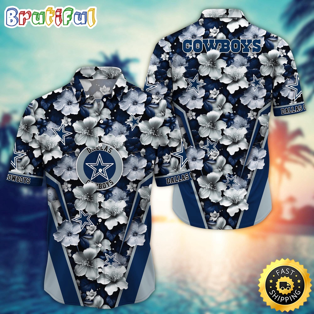 Dallas Cowboys Hawaii Shirt  Flower Tropical Getaway Shirts