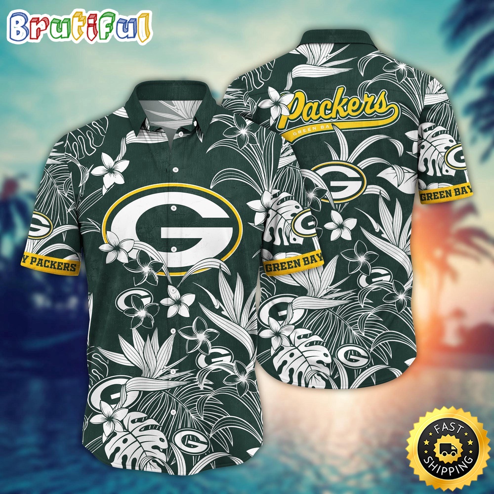 Green Bay Packers Hawaii Shirt  Flower Vacation Mood Shirts