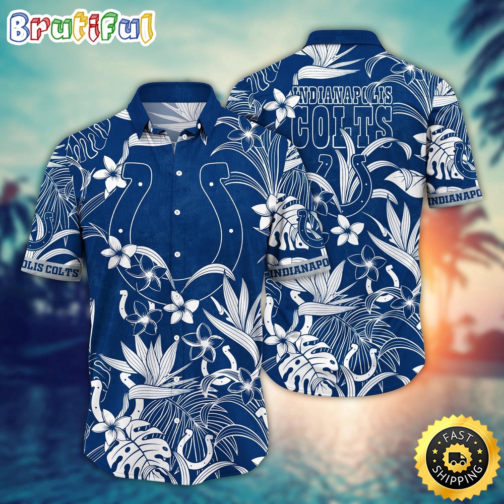 Indianapolis Colts Hawaii Shirt  Flower Vacation Mood Shirts