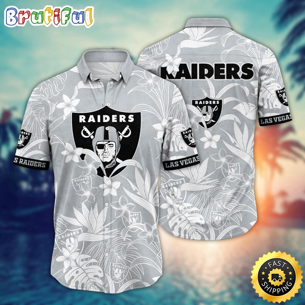 Las Vegas Raiders Hawaii Shirt  Flower Vacation Mood Shirts