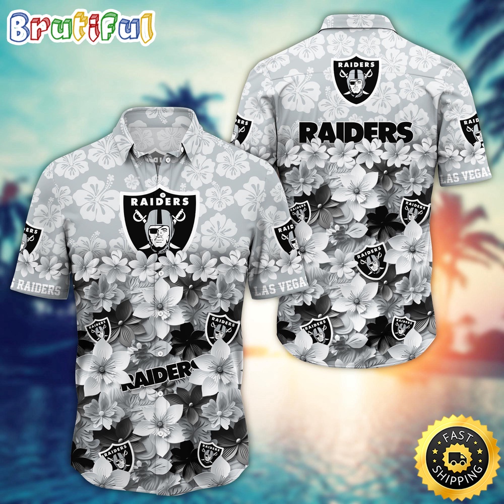 Las Vegas Raiders Hawaii Shirt Trending Summer For NFL Fans