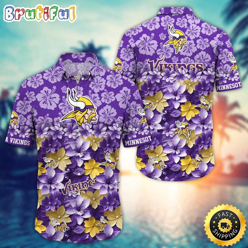 Minnesota Vikings Hawaii Shirt Trending Summer For NFL Fans