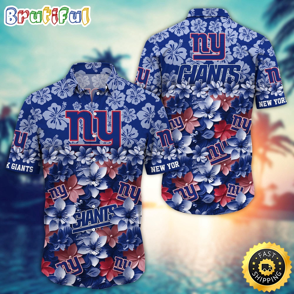 New York Giants Hawaii Shirt Trending Summer For NFL Fans