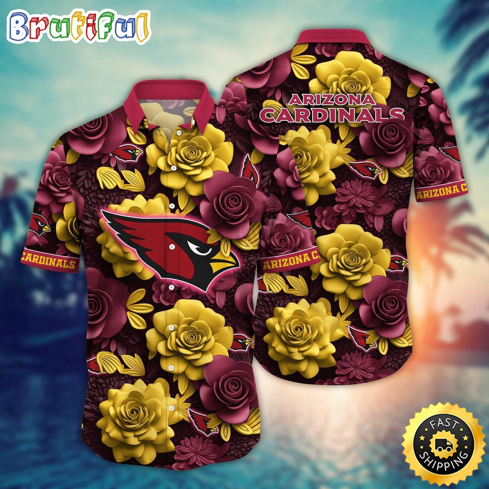 NFL Arizona Cardinals Hawaii Shirt Flower Aloha Spirit Shirts