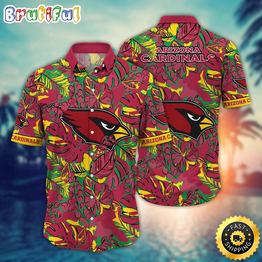NFL Arizona Cardinals Hawaii Shirt Flower Tropical Holiday Attire