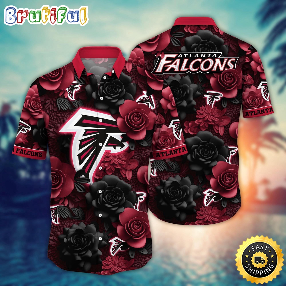 NFL Atlanta Falcons Hawaii Shirt Flower Aloha Spirit Shirts