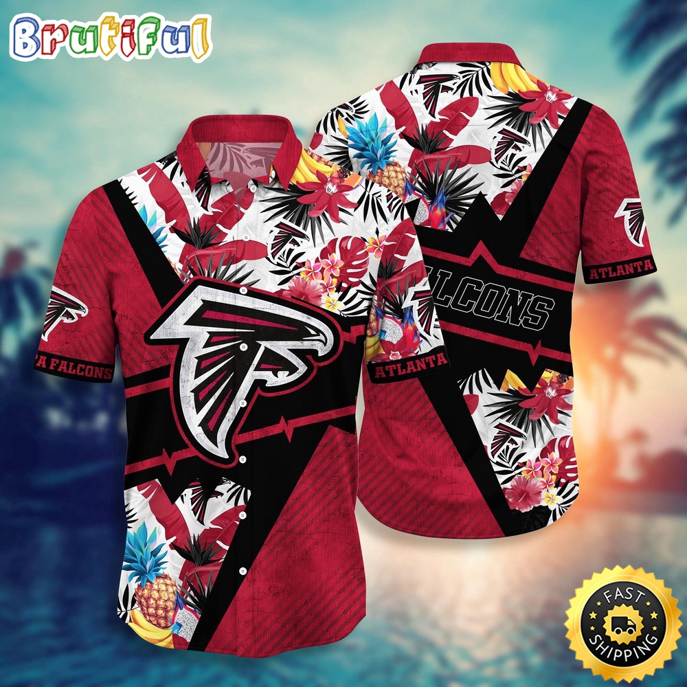 NFL Atlanta Falcons Hawaii Shirt Flower Island Inspired Apparel