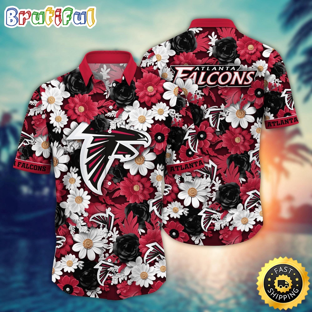 NFL Atlanta Falcons Hawaii Shirt Flower Sunny Day Essentials