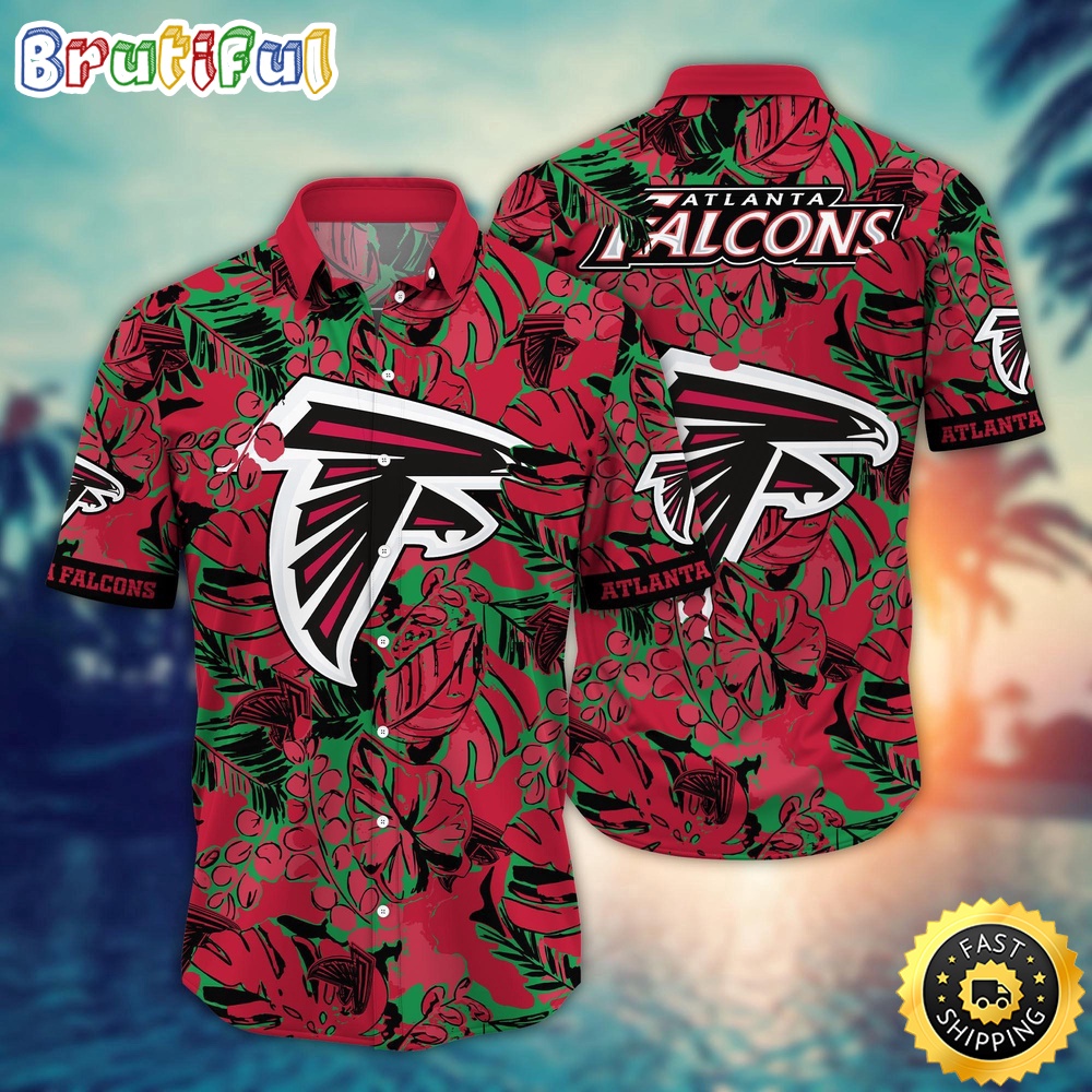 NFL Atlanta Falcons Hawaii Shirt Flower Tropical Holiday Attire